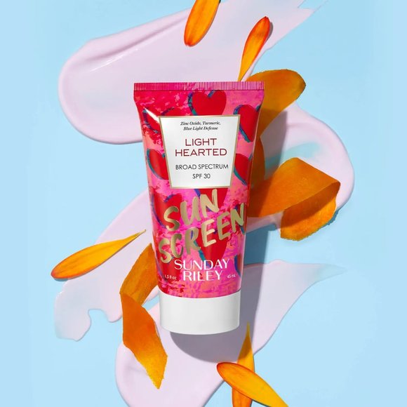 🍊 New 🍊 Sunday Riley Light Hearted Broad Spectrum SPF 30 Sunscreen 45ml. - Picture 1 of 5